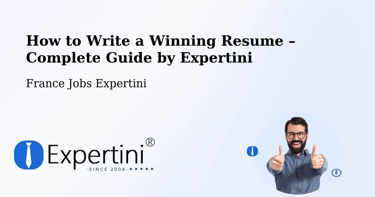 Resume Writing Guide for Job Seekers – Dingsheim - Dingsheim, France Jobs Expertini